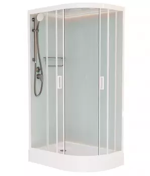 Душевая кабина Frank F412L White 120x80 с крышей