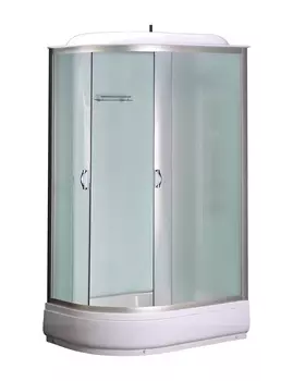 Душевая кабина Loranto 120x80 CS-66120-20 R F стекло матовое, профиль хром