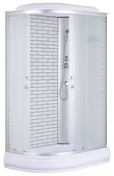 Душевая кабина Loranto 120x80 CS-66120-20R FW 120 стекло матовое, профиль хром