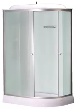 Душевая кабина Loranto 120x80 CS-66121L F 120 стекло матовое, профиль хром