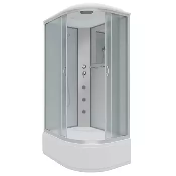 Душевая кабина Niagara Classic 120x80 NG-2310-14LG высокий поддон, стекло матовое, профиль матовый хром, левая