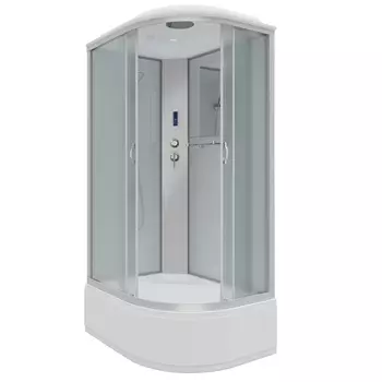 Душевая кабина Niagara Classic 120x80 NG-2310-14LP высокий поддон, стекло матовое, профиль серебро, левая