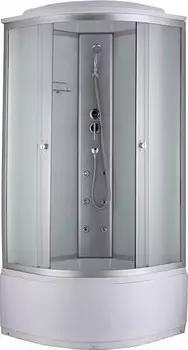 Душевая кабина Niagara Classic NG-2309G 100x100 высокий поддон, стекло матовое, профиль серебро