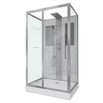 Душевая кабина Niagara Luxe NG-7711WBK 120х90 без крыши