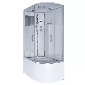 Душевая кабина Niagara Ultra 120х80 NG-310-01L высокий поддон, стекло прозрачное, профиль хром, левая