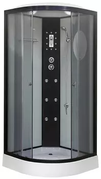 Душевая кабина Niagara Ultra 90x90 NG-1901-01 низкий поддон, стекло тонированное, профиль черный