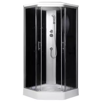 Душевая кабина Niagara Ultra 90x90 NG-2506-01 низкий поддон, стекло тонированное, профиль серебро