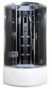 Душевая кабина Niagara Ultra 90x90 NG-908-01 высокий поддон, стекло тонированное, профиль хром