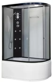 Душевая кабина Niagara Ultra 120x80 NG-1910-01L высокий поддон, стекло тонированное, профиль хром, левая