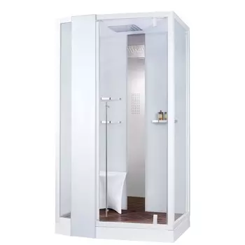 Душевая кабина Orans 120x90 SR-89105LS белый, с паром