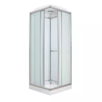 Душевая кабина Parly Frost 80х80 FQ811 стекло матовое, профиль хром