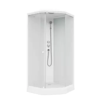 Душевая кабина Parly Penta 90х90 P911F стекло матовое, профиль белый