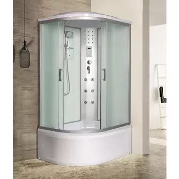 Душевая кабина River Dunay XL 120/90/44 MT R стекло матовое, профиль матовый хром