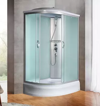 Душевая кабина River Nara 110/80/24 МТ R стекло матовое, профиль хром матовый