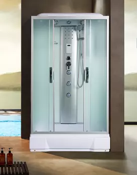 Душевая кабина River Sena 120/80/24 МТ стекло матовое, профиль хром матовый