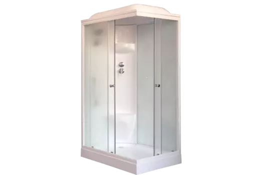 Душевая кабина Royal Bath 120х80 RB 8120HP6-WC L стекло матовое, профиль белый