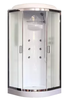 Душевая кабина Royal Bath 90х90 RB 90HK2-M-CH стекло матовое, профиль хром