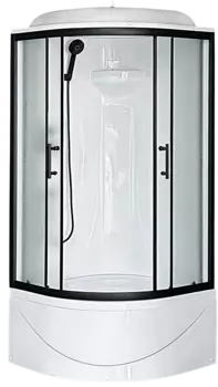 Душевая кабина Royal Bath BK 90x90 RB90BK1-M-BL Practic стекло матовое, профиль черный