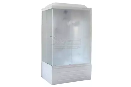Душевая кабина Royal Bath 100х80 RB8100BP2-M-L стекло матовое, профиль белый