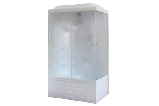 Душевая кабина Royal Bath 100х80 RB8100BP2-M-R стекло матовое, профиль белый