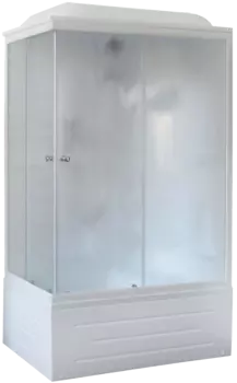 Душевая кабина Royal Bath 120х80 RB8120BP1-M-R стекло матовое, профиль белый