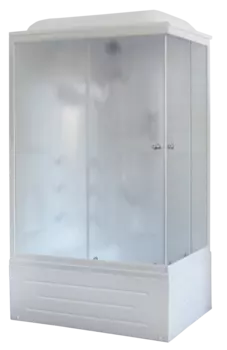Душевая кабина Royal Bath 120х80 RB8120BP2-M-L стекло матовое, профиль белый