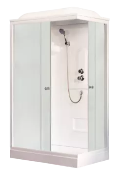 Душевая кабина Royal Bath 120х80 RB8120HP1-M-L стекло матовое, профиль белый
