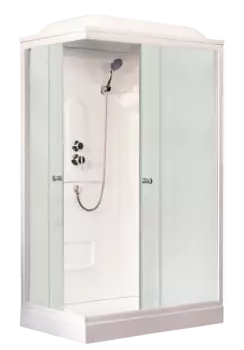 Душевая кабина Royal Bath 120х80 RB8120HP1-M-R стекло матовое, профиль белый