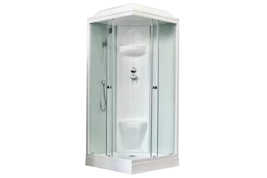 Душевая кабина Royal Bath 90х90 RB 90HP6-WT стекло прозрачное, профиль белый