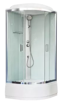 Душевая кабина Royal Bath СК RB90CK5-WT-CH 90x90