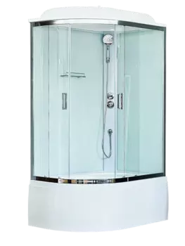 Душевая кабина Royal Bath ВК RB8120BK5-WT-CH-R 120x80