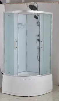 Душевая кабина Timo Imwei 90x90 XH-90FS стекло матовое, профиль хром