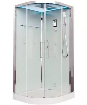 Душевая кабина Timo Premium 100x100 IMPI H-517 стекло прозрачное, профиль хром