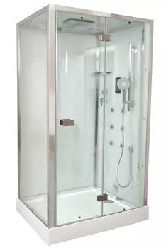 Душевая кабина Timo Premium 120x90 PURO Н-511L стекло прозрачное, профиль хром