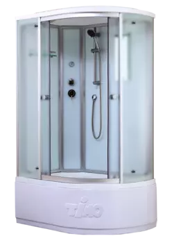 Душевая кабина Timo Standart 120х85 T-6620 Silver Fabric L стекло матовое, профиль хром