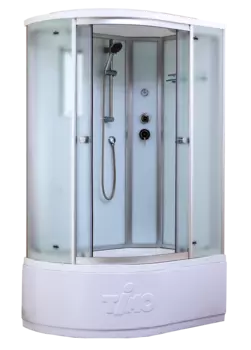 Душевая кабина Timo Standart 120х85 T-6620 Silver Fabric R стекло матовое, профиль хром