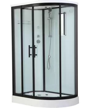 Душевая кабина Timo Standart T-6602 Black L 120x85