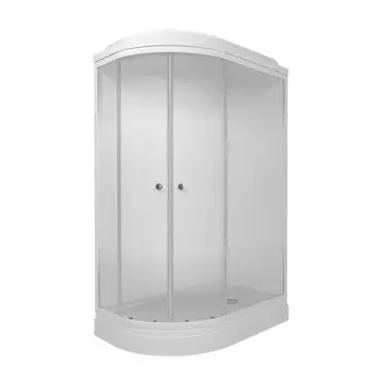 Душевая кабина Тритон Коралл-Лайт 120х80 А Щ0000068946 правая, стекло Лайт, профиль белый