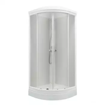 Душевая кабина Тритон Ультра 80х80 Щ0000061821 стекло прозрачное, профиль белый