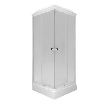 Душевая кабина Тритон Вельвет-К 80х80 А Щ0000071050 стекло вельвет, профиль белый