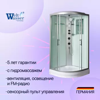 Душевая кабина WeltWasser WW500 Werra 804 80x80 10000003231 хром