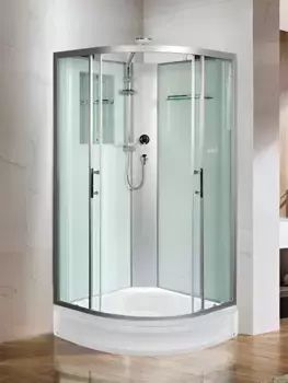 Душевая кабина WeltWasser WW500 WERRA XL 1001 100x100 стекло прозрачное, профиль хром