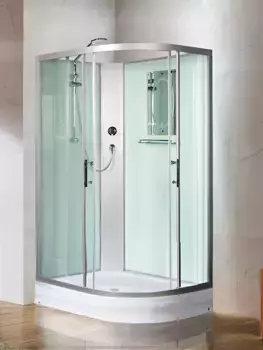 Душевая кабина WeltWasser WW500 WERRA XL 1201 L 120x90 стекло прозрачное, профиль хром, левая