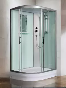 Душевая кабина WeltWasser WW500 WERRA XL 1202 R 120x90 стекло прозрачное, профиль хром, правая