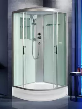 Душевая кабина WeltWasser WW500 WERRA XL 902 90x90 стекло прозрачное, профиль хром