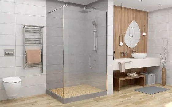 Душевая перегородка DTO MC 110 Chrome 110 см MC110 стекло прозрачное, профиль хром