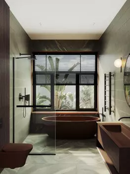 Душевая перегородка MaybahGlass Walk In 79х195 MGD-726-6у с полотенцедержателем, стекло прозрачное, профиль черный