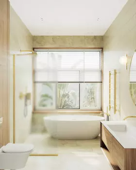 Душевая перегородка MaybahGlass Walk In 79х195 MGD-700-3у стекло сатин, профиль золото