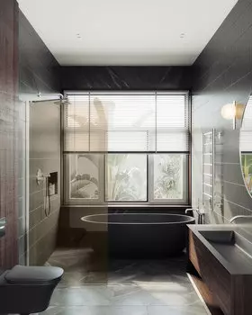 Душевая перегородка MaybahGlass Walk In 79х195 MGD-696-5ш стекло бронза, профиль матовый хром