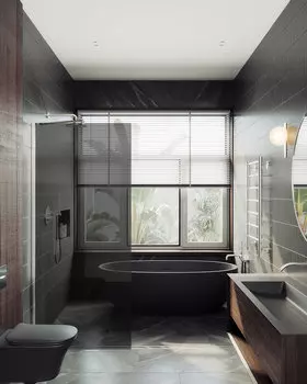 Душевая перегородка MaybahGlass Walk In 79х195 MGD-698-5ш стекло графит, профиль матовый хром